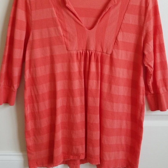 GAP Orange 3/4 sleeved Top - Picture 4 of 6